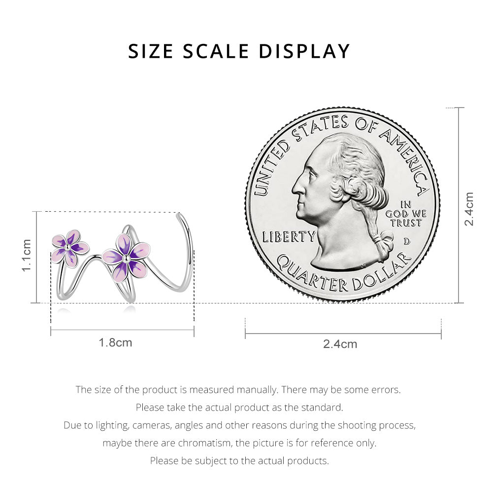 "Sylvory 925 Sterling Silver Floral Whispers Hook"