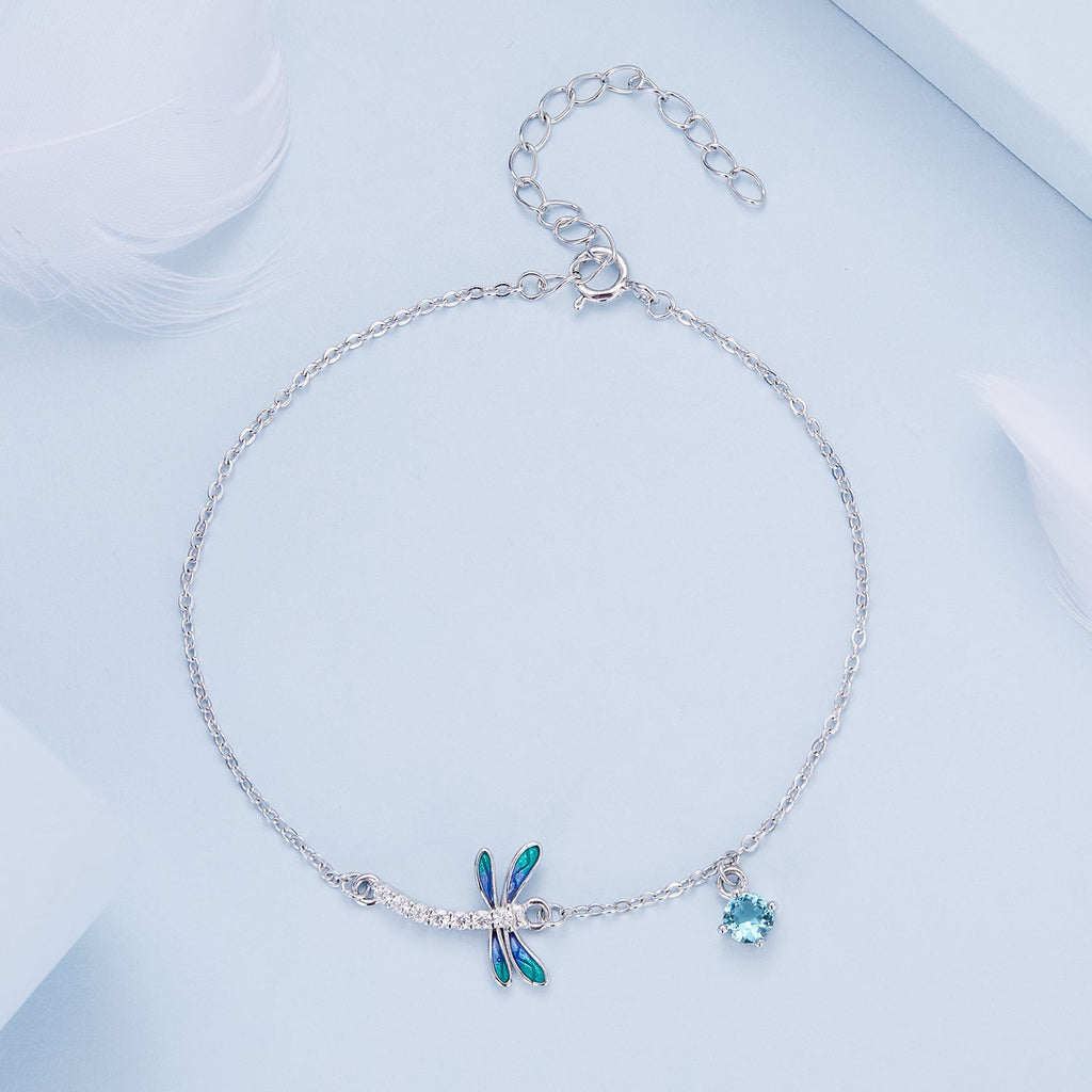 "Sylvory 925 Sterling Silver FlutterWing Bracelet"