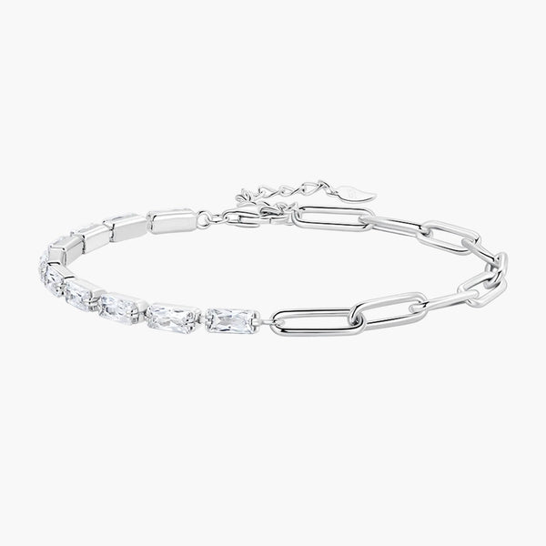Silver FusionLink bracelet in 925 Sterling Silver by Sylvory