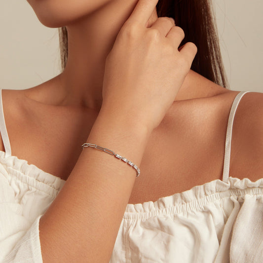 "Sylvory 925 Sterling Silver FusionLink bracelet"