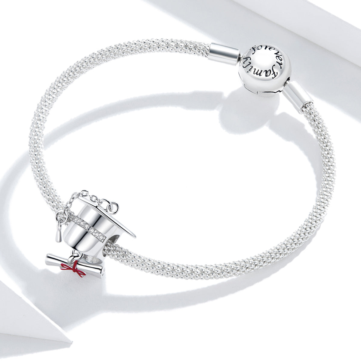 Silver Graduation Charm Secondary image