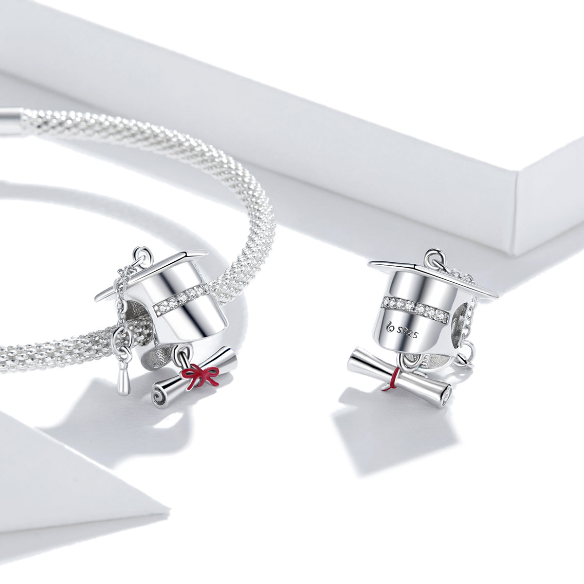 "Sylvory 925 Sterling Silver Graduation Charm"