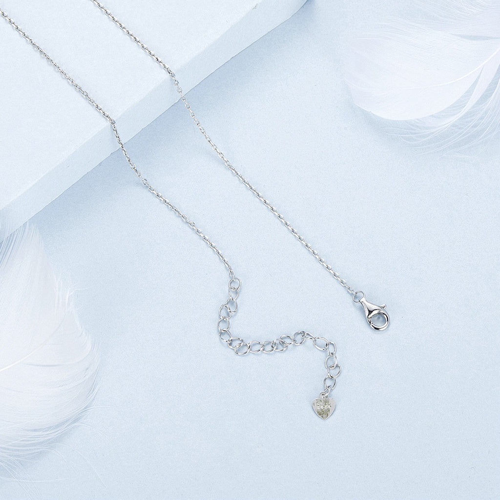 "Sylvory 925 Sterling Silver Heart Lock Necklace"