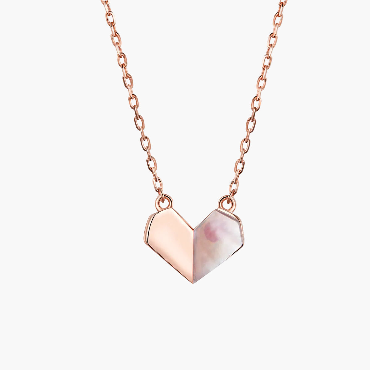 "Sylvory 925 Sterling Silver Heart's Delight Necklace"