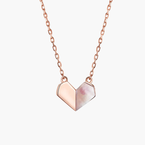 Silver Heart's Delight Necklace in 925 Sterling Silver by Sylvory