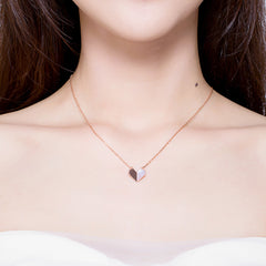 "Sylvory 925 Sterling Silver Heart's Delight Necklace"