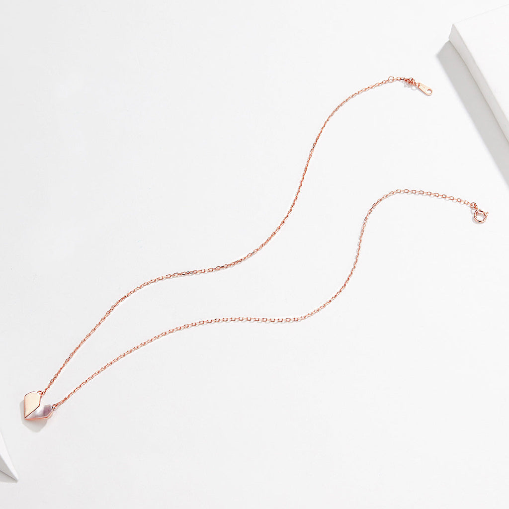 "Sylvory 925 Sterling Silver Heart's Delight Necklace"