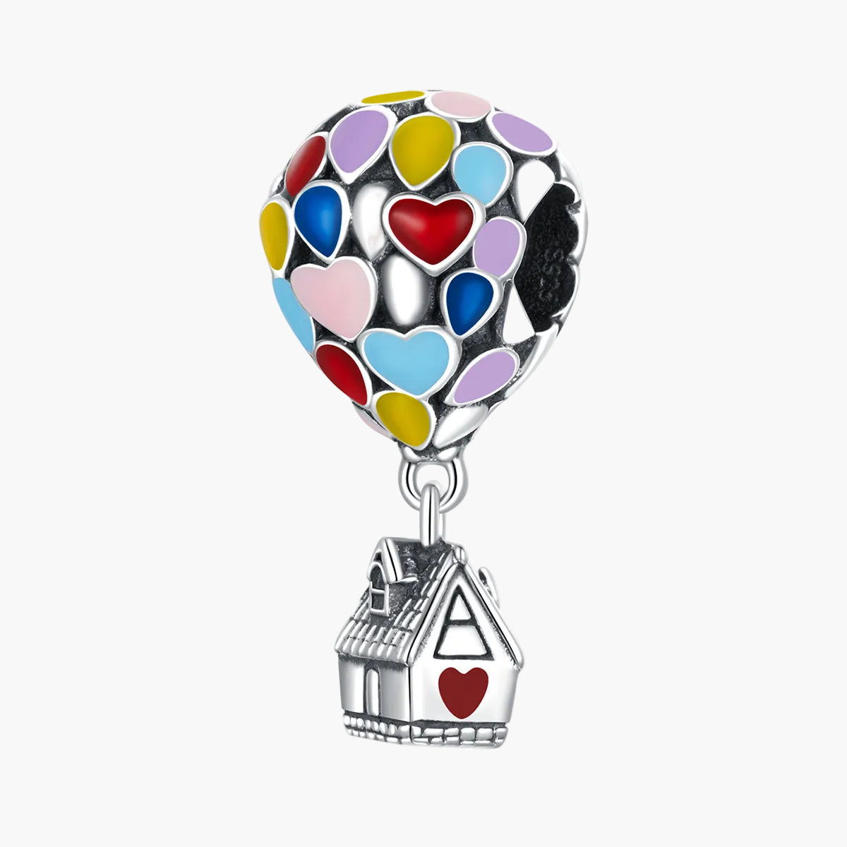 "Sylvory 925 Sterling Silver High-Flying Home Charm" Main image