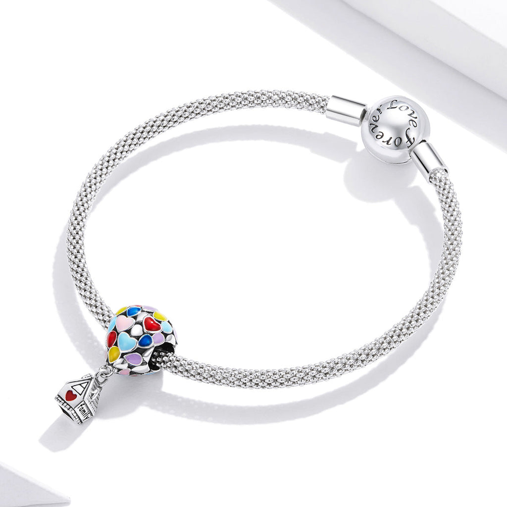 "Sylvory 925 Sterling Silver High-Flying Home Charm"