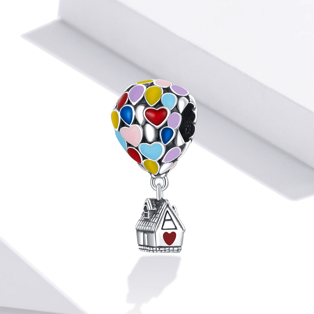 "Sylvory 925 Sterling Silver High-Flying Home Charm"