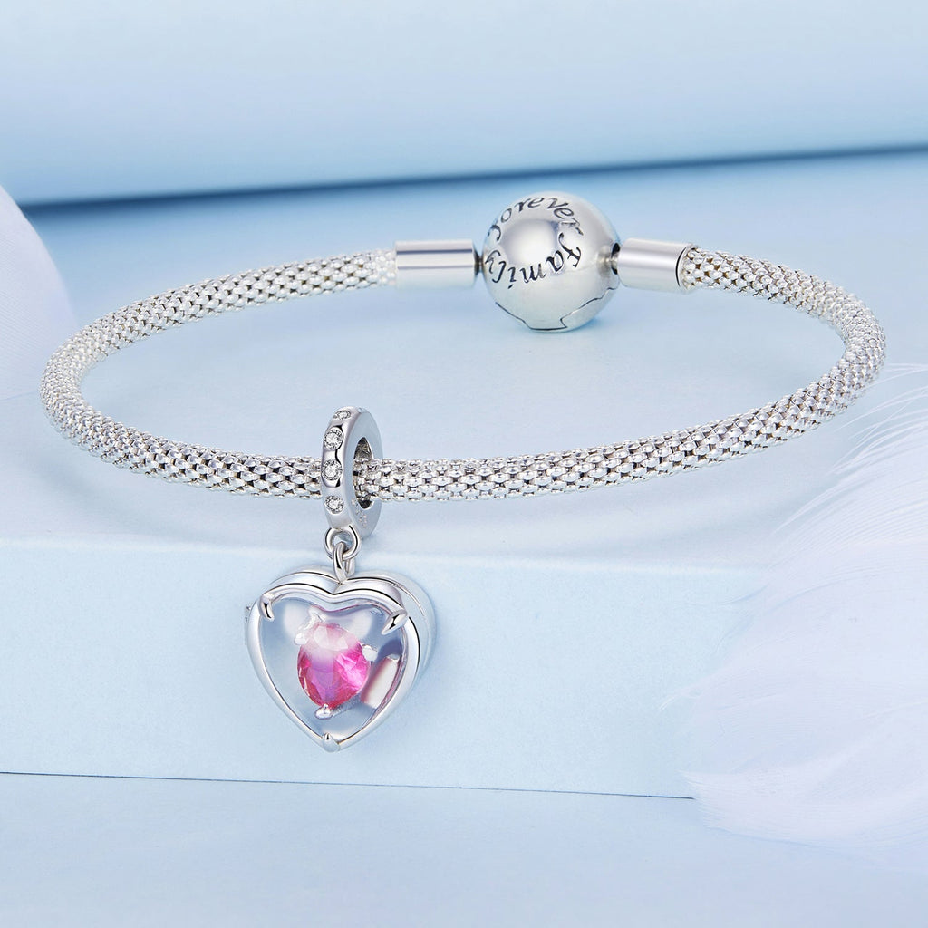 "Sylvory 925 Sterling Silver Keepsake of Love Charm"