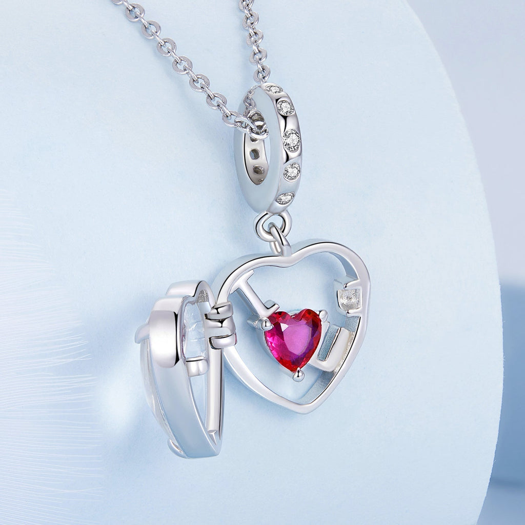 "Sylvory 925 Sterling Silver Keepsake of Love Charm"