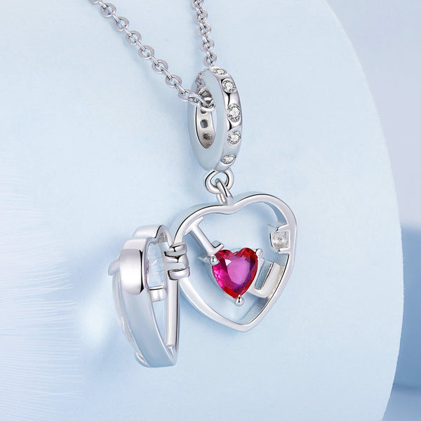 "Sylvory 925 Sterling Silver Keepsake of Love Charm"