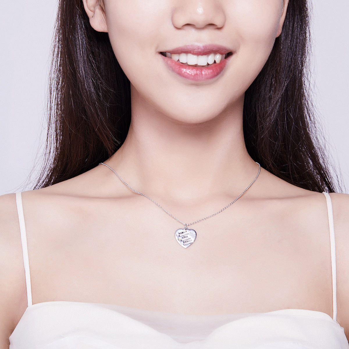 "Sylvory 925 Sterling Silver Life Priorities Necklace"