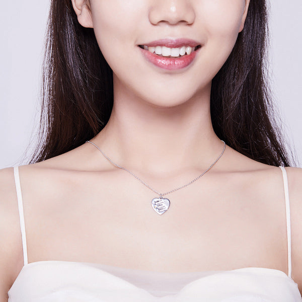 "Sylvory 925 Sterling Silver Life Priorities Necklace"