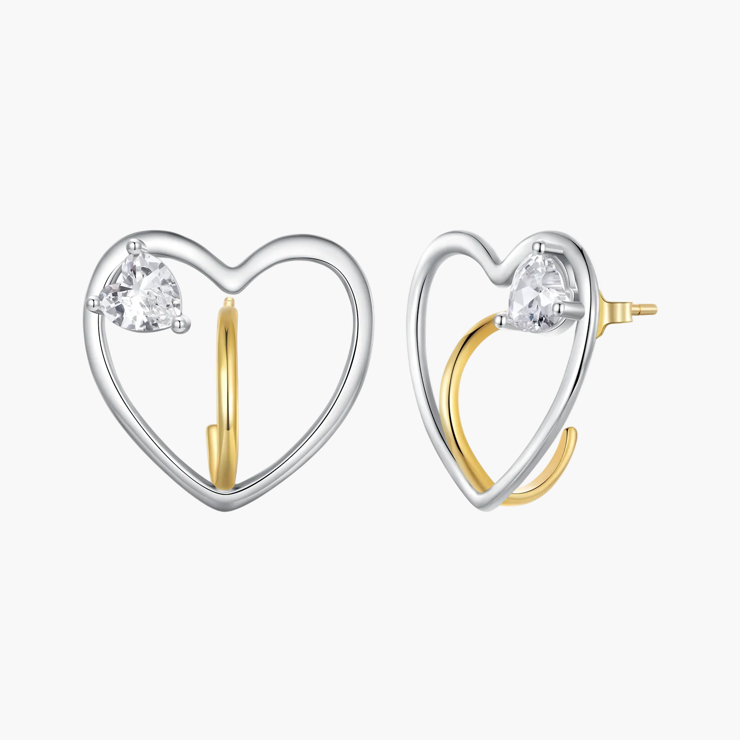"Sylvory 925 Sterling Silver Love's Anchor Earrings" Main image