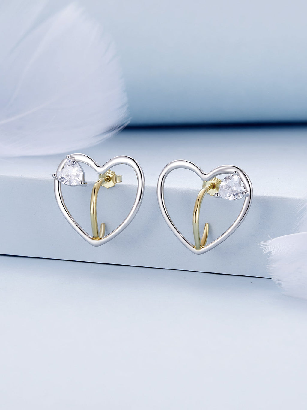 "Sylvory 925 Sterling Silver Love's Anchor Earrings"