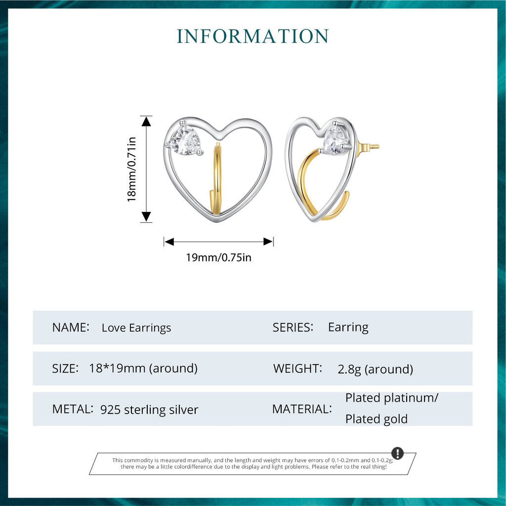 "Sylvory 925 Sterling Silver Love's Anchor Earrings"