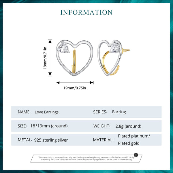 "Sylvory 925 Sterling Silver Love's Anchor Earrings"