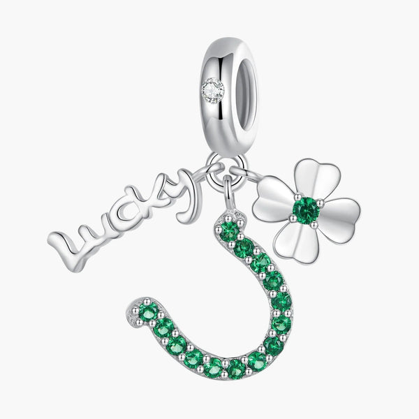 Silver Lucky Talisman Charm in 925 Sterling Silver by Sylvory