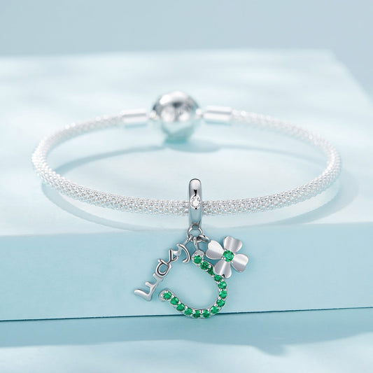 "Sylvory 925 Sterling Silver Lucky Talisman Charm"