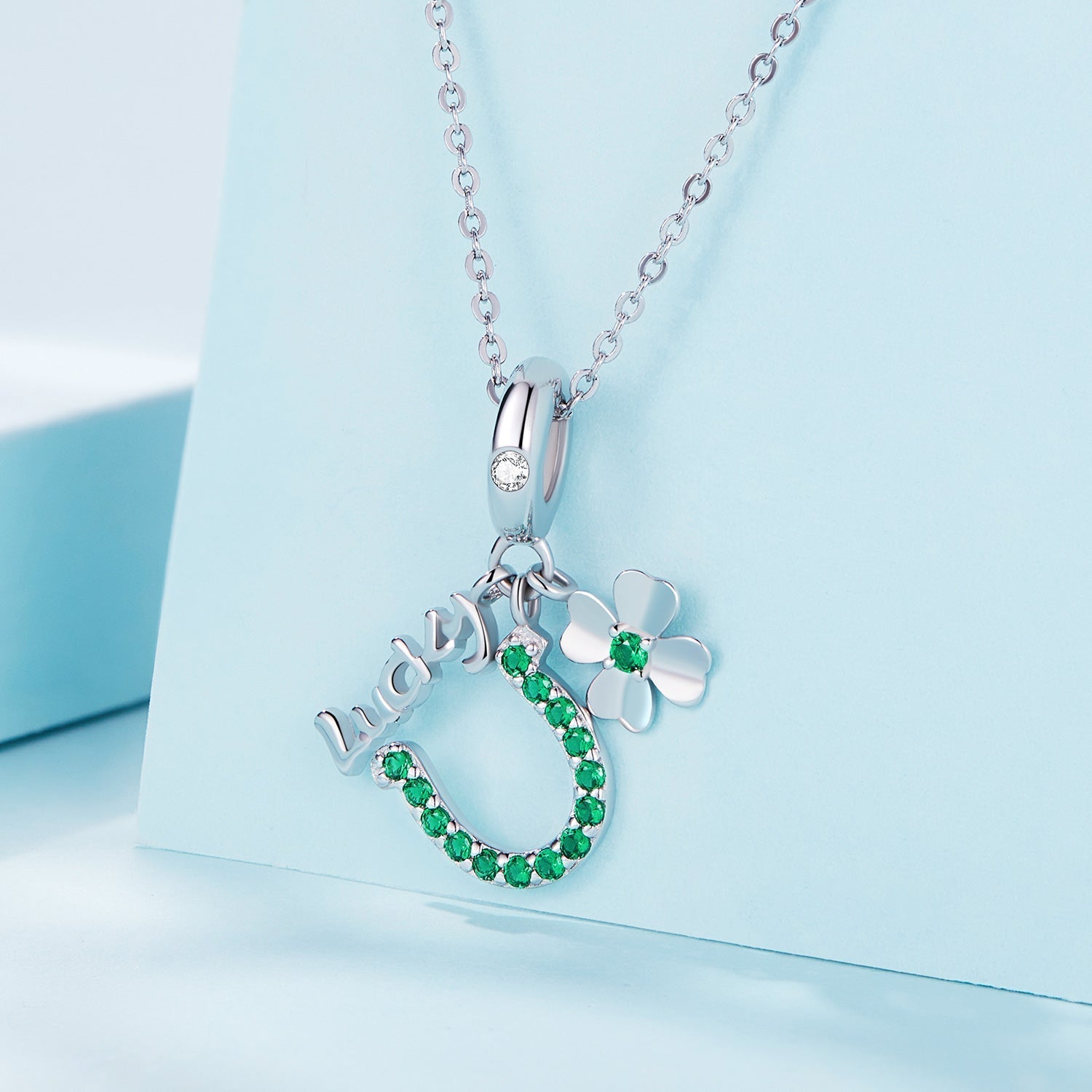 "Sylvory 925 Sterling Silver Lucky Talisman Charm"