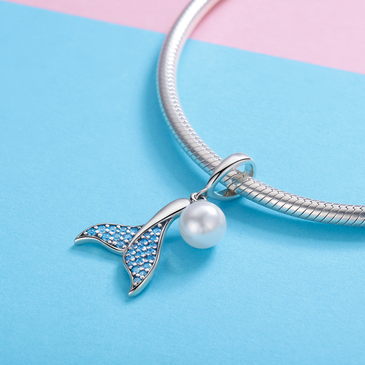 "Sylvory 925 Sterling Silver Mermaid's Tear Charm"
