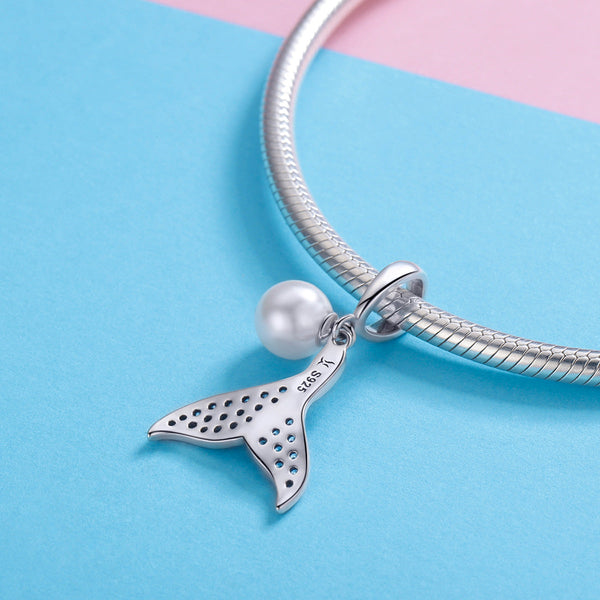 "Sylvory 925 Sterling Silver Mermaid's Tear Charm"