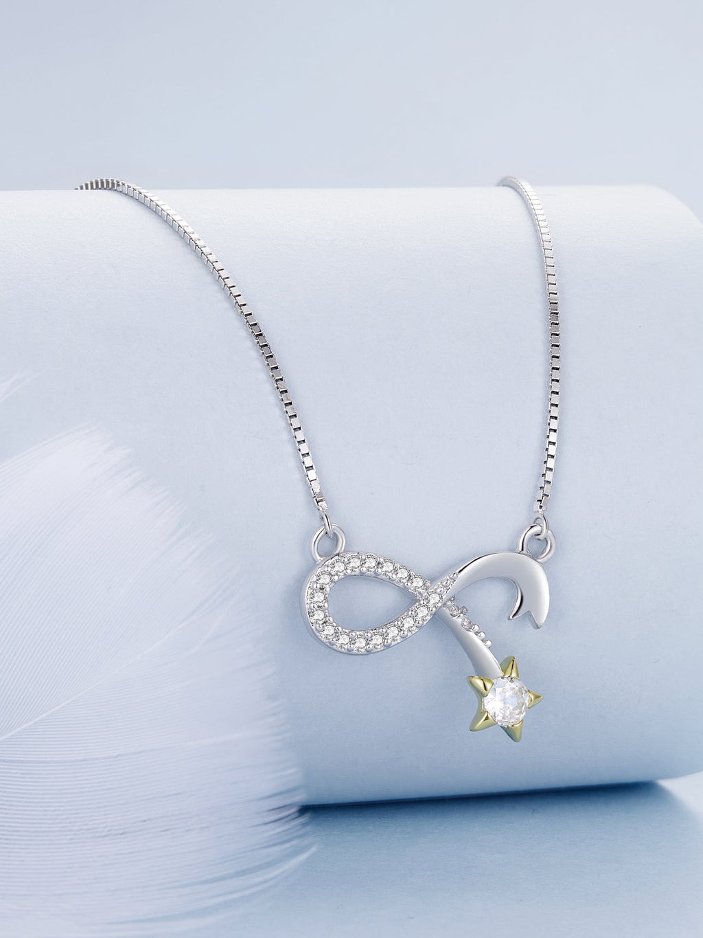 "Sylvory 925 Sterling Silver Meteorite Majesty Necklace"