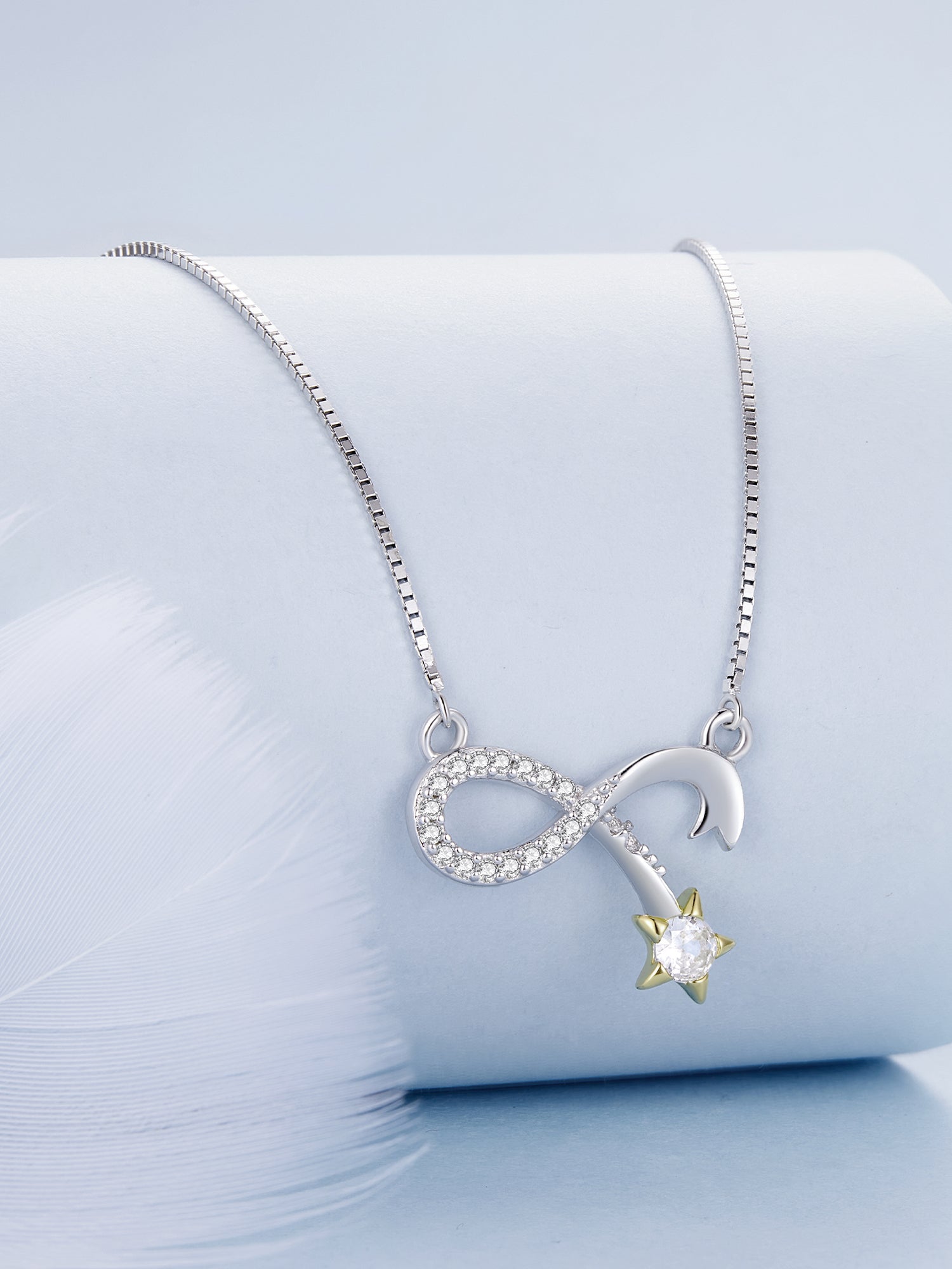 "Sylvory 925 Sterling Silver Meteorite Majesty Necklace"