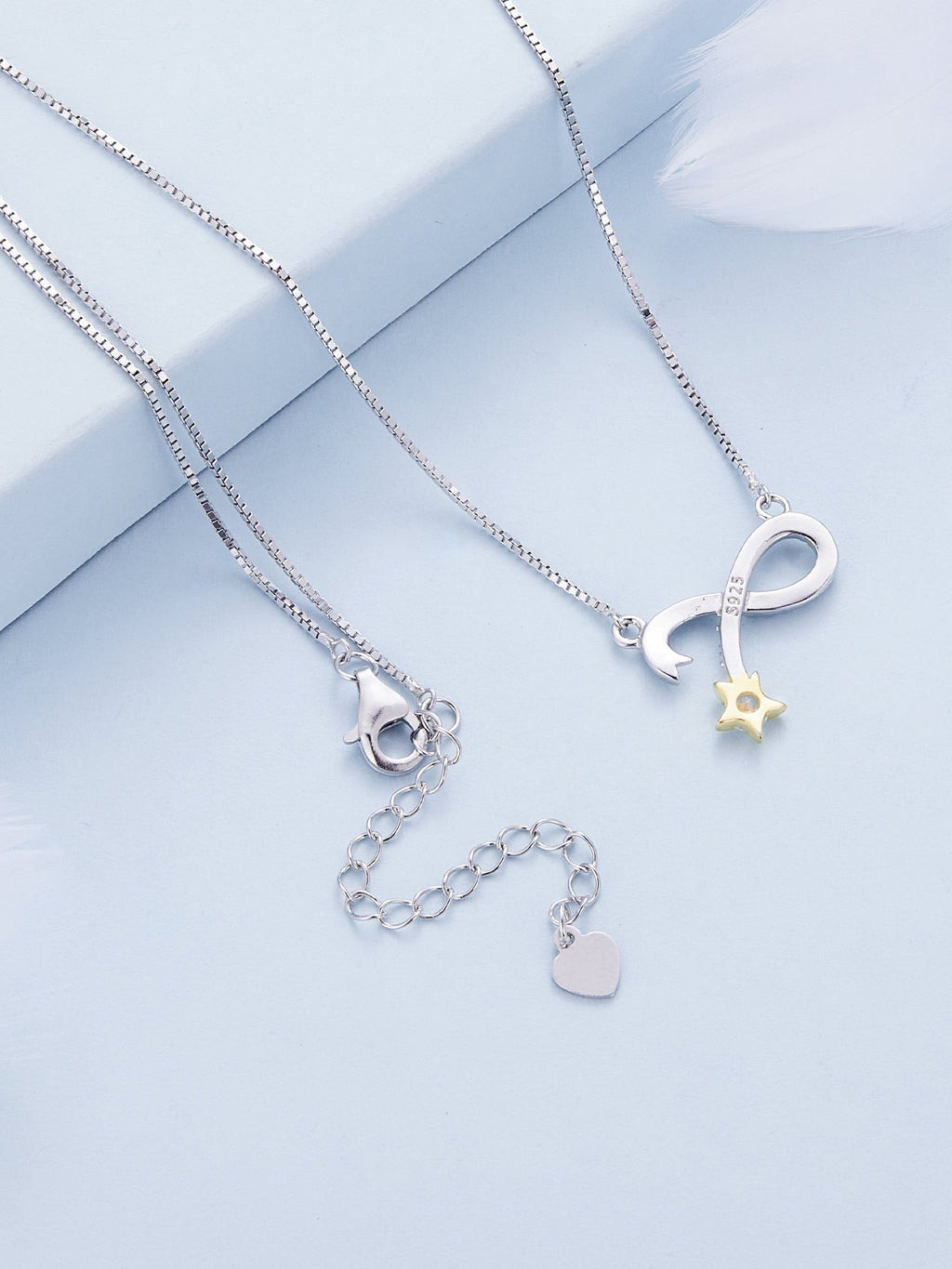"Sylvory 925 Sterling Silver Meteorite Majesty Necklace"
