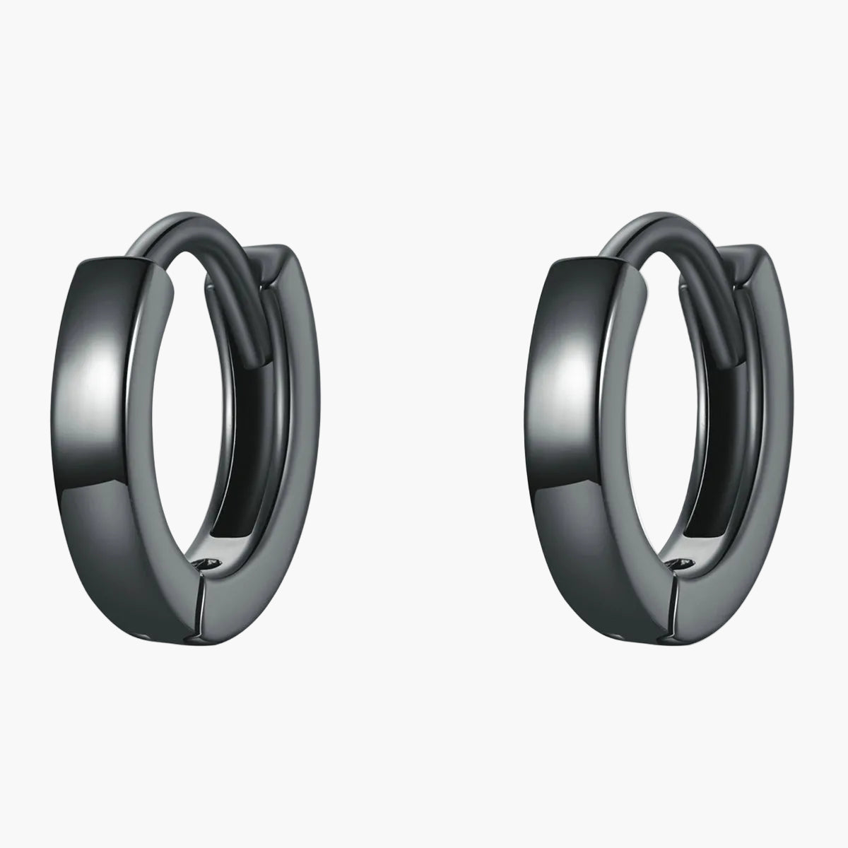 "Sylvory 925 Sterling Silver Midnight Glam Huggie Hoops"