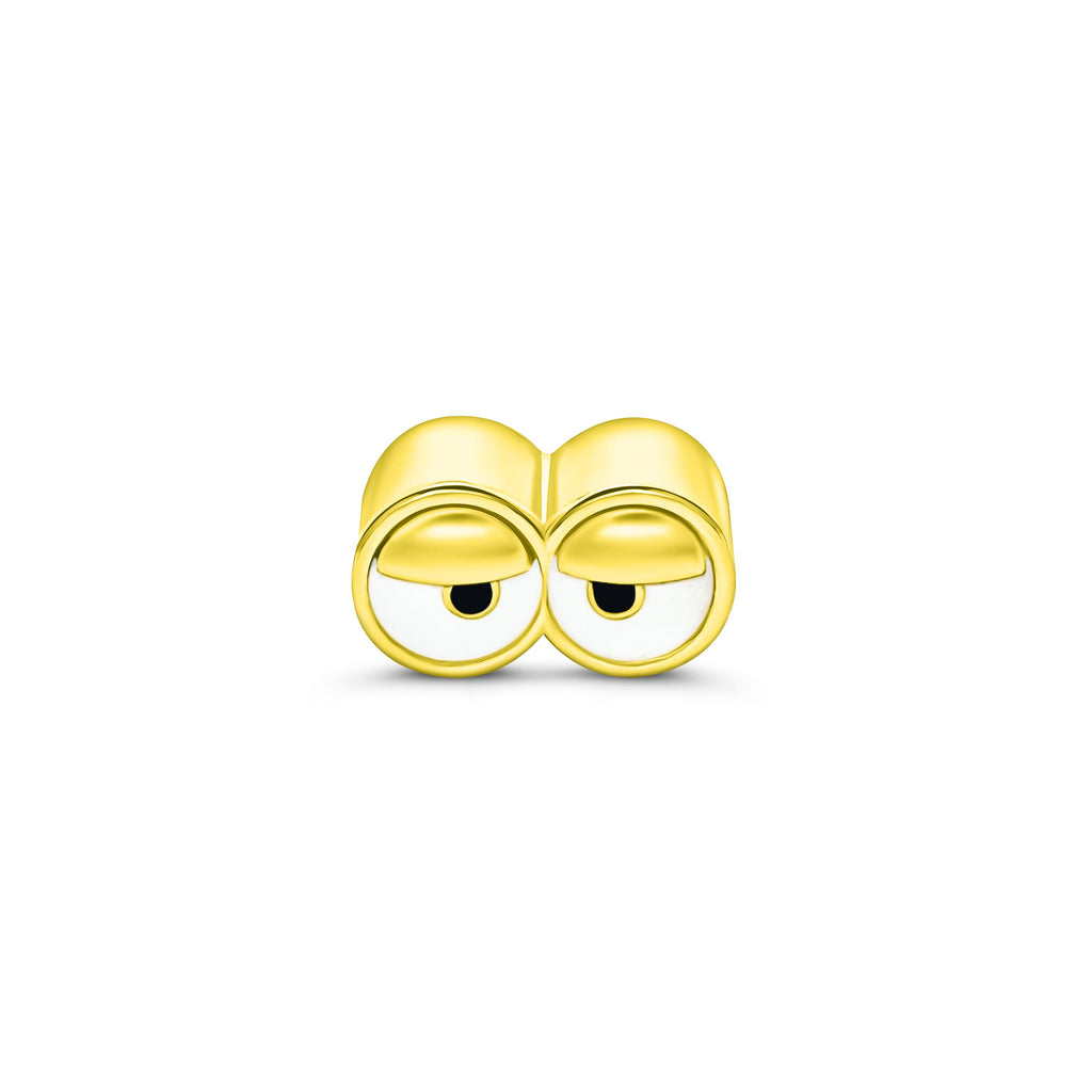 "Sylvory 925 Sterling Silver Minion Eyes Charm"