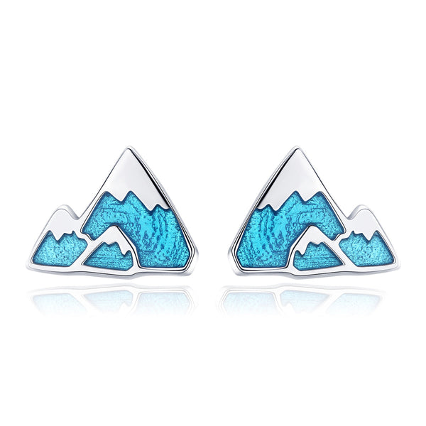 "Sylvory 925 Sterling Silver Mountain Majesty Studs"