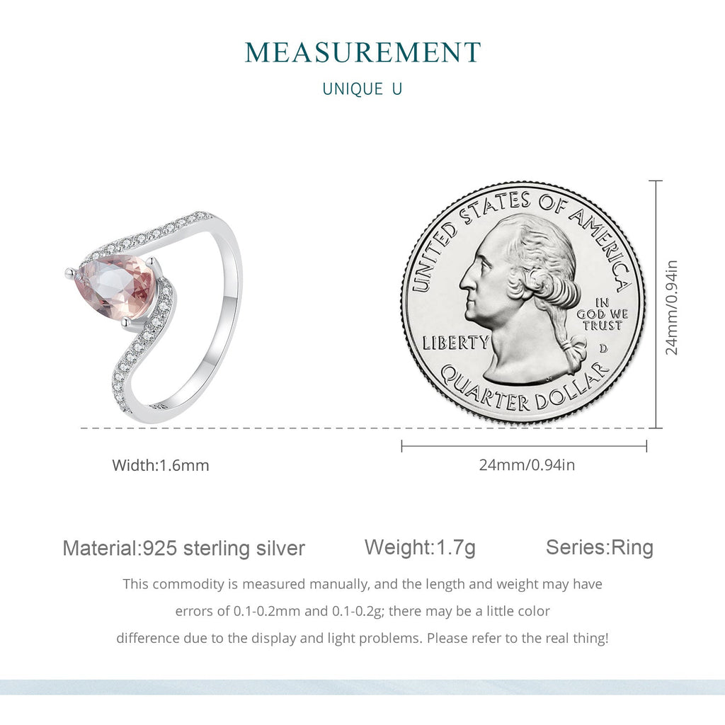 "Sylvory 925 Sterling Silver MystiColor Stone Ring"