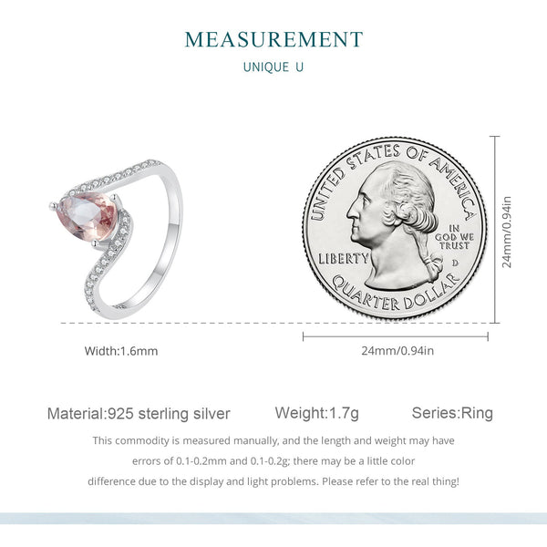 "Sylvory 925 Sterling Silver MystiColor Stone Ring"