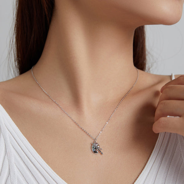 "Sylvory 925 Sterling Silver Palette Passion Necklace"