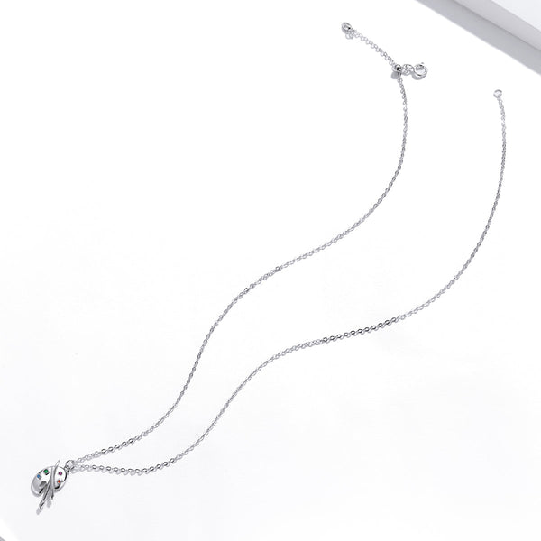 "Sylvory 925 Sterling Silver Palette Passion Necklace"