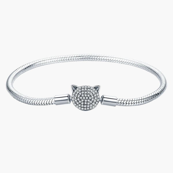 Silver Pawfect Pal Charm Keeper Bracelet in 925 Sterling Silver by Sylvory