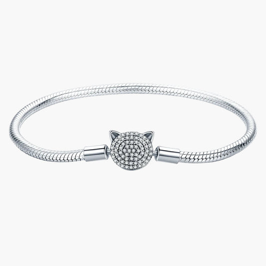 "Sylvory 925 Sterling Silver Pawfect Pal Charm Keeper Bracelet"