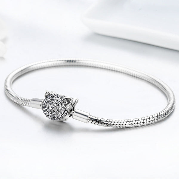 "Sylvory 925 Sterling Silver Pawfect Pal Charm Keeper Bracelet"