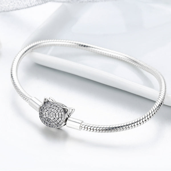 "Sylvory 925 Sterling Silver Pawfect Pal Charm Keeper Bracelet"
