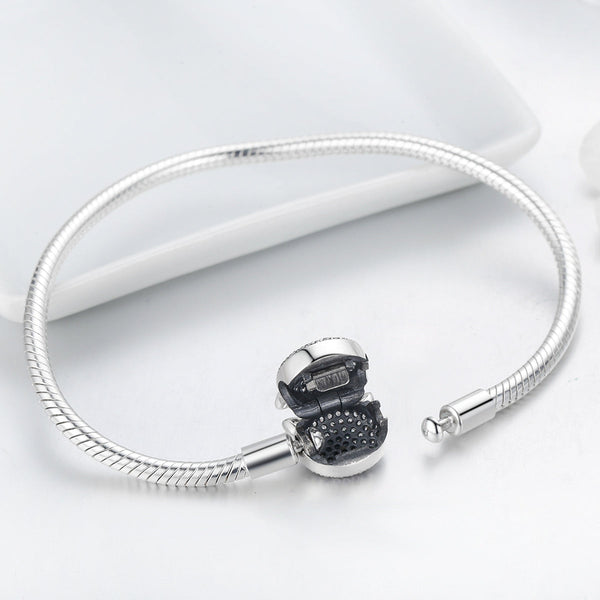 "Sylvory 925 Sterling Silver Pawfect Pal Charm Keeper Bracelet"