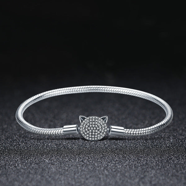 "Sylvory 925 Sterling Silver Pawfect Pal Charm Keeper Bracelet"