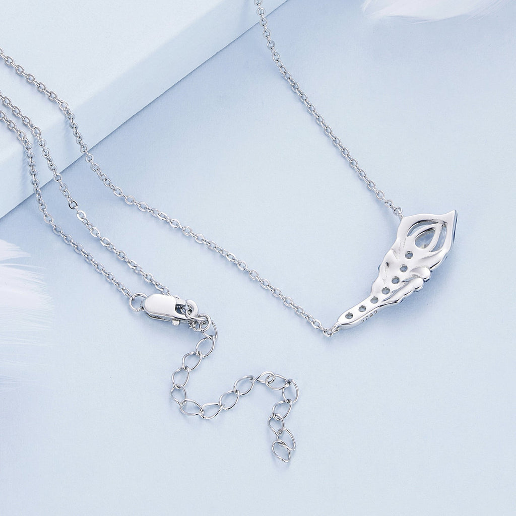 "Sylvory 925 Sterling Silver Peacock Elegance Necklace"
