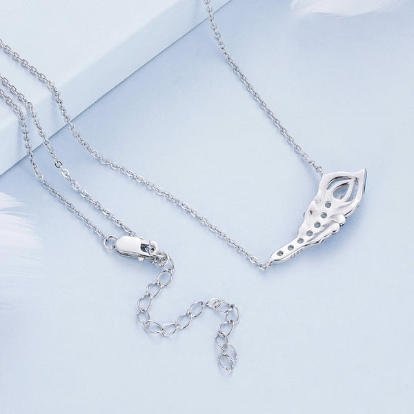 "Sylvory 925 Sterling Silver Peacock Elegance Necklace"