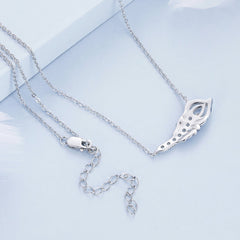 "Sylvory 925 Sterling Silver Peacock Elegance Necklace"