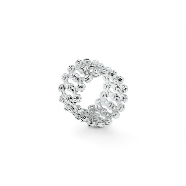"Sylvory 925 Sterling Silver Ring Cum Bracelet"
