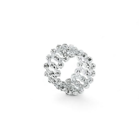 "Sylvory 925 Sterling Silver Ring Cum Bracelet"