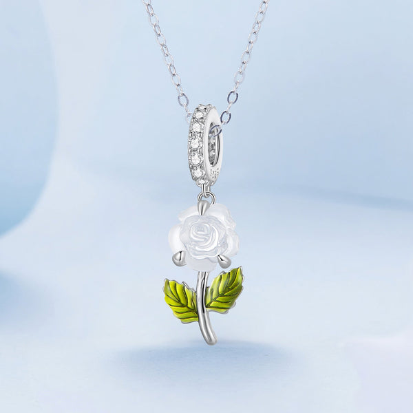 "Sylvory 925 Sterling Silver Rose UV Magic Charm"